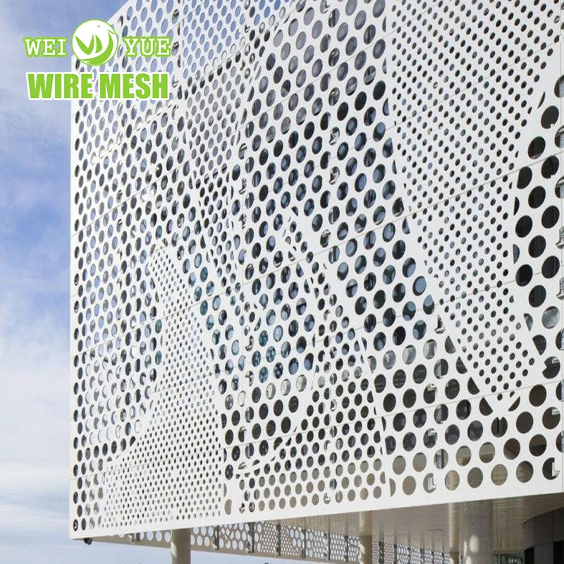 Decorative Perforated Sheet with Brilliant Hole Patterns, Decorative Perforated Metal Screen Wall for Balcony, Decorative Round