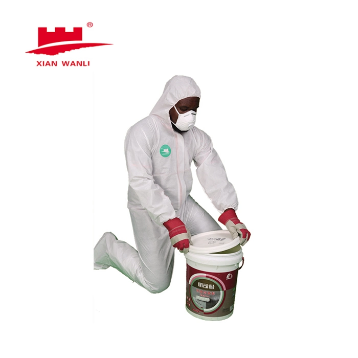 Type5/6 Color Disposable Waterproof Non Woven Coverall