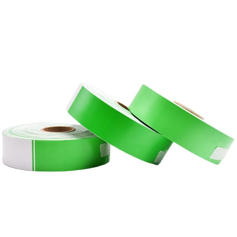 رباط المعصم الحراري للطباعة المباشرة Roll Hospital ID Bracelet Disposable معصم ذات هوية طبية قابلة للطباعة مع رمز شريطي