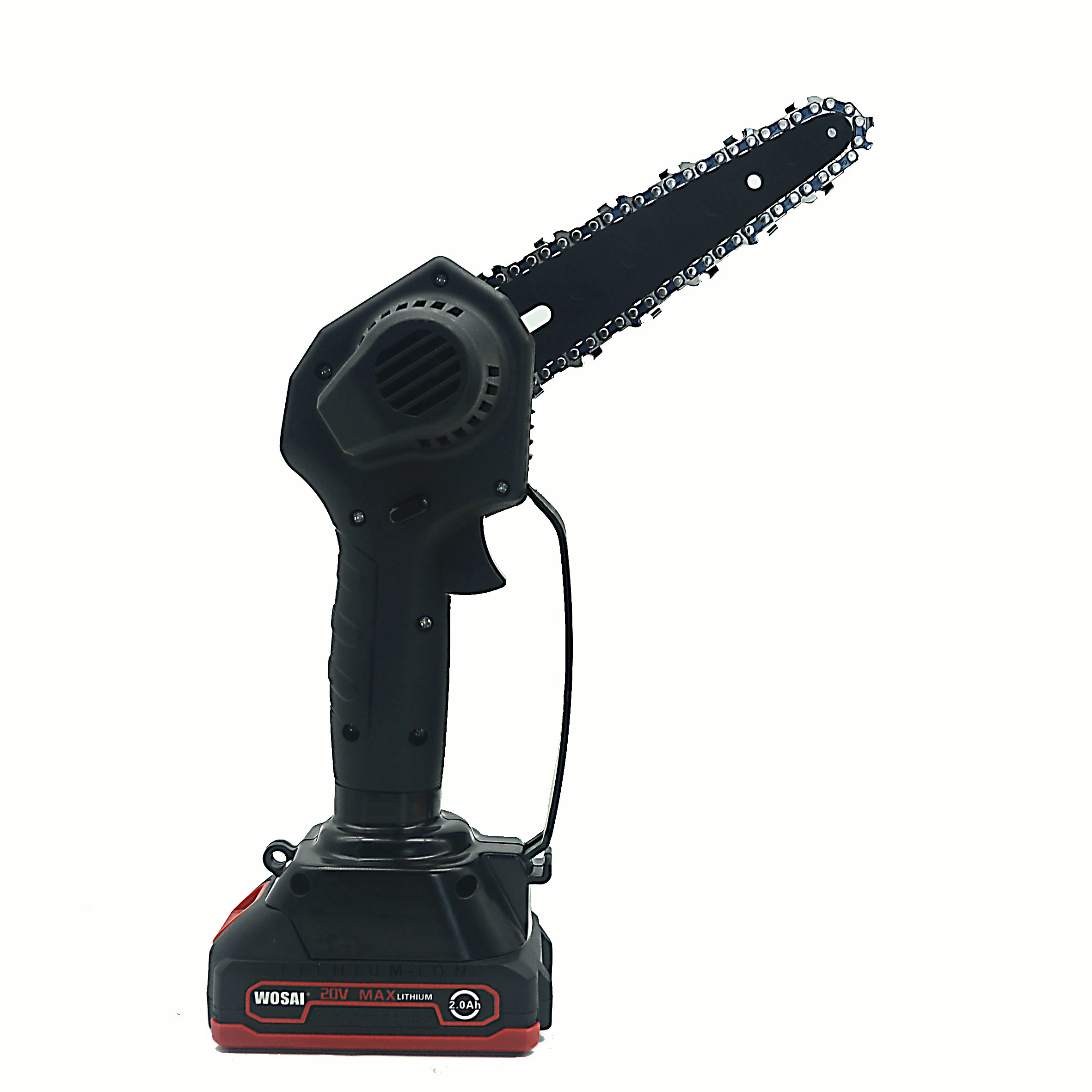 20V eléctrico Convertible 1,5m 4inch/6inch Chainsaw de largo alcance inalámbrico