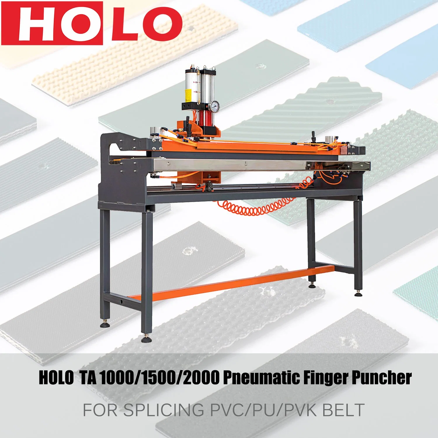 Holo PVC PU Belt Portable Finger Punch Equipment