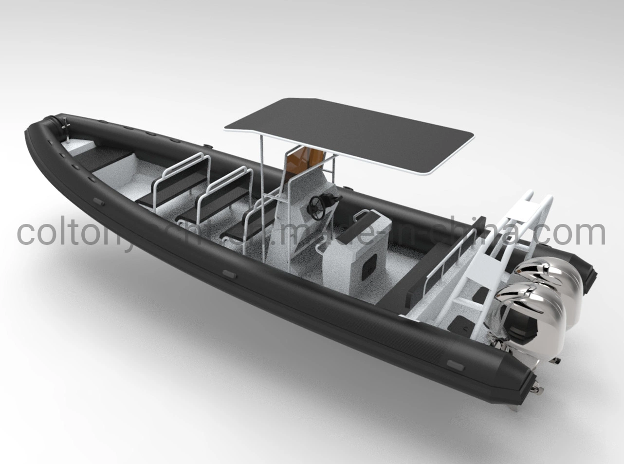 Patrouille de l'alimentation rigides bateaux gonflables avec Super V Hull