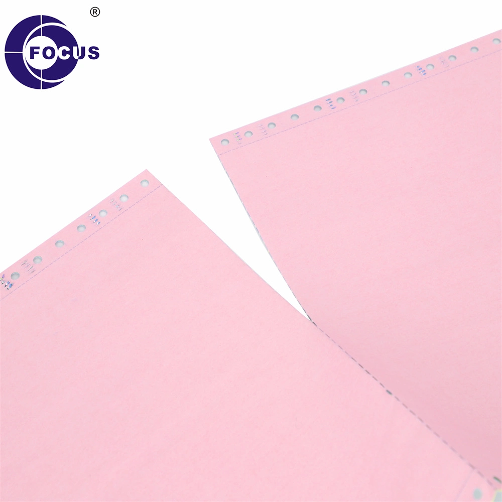 Blue Printing Color 55GSM/50GSM/55GSM 3 Part NCR Paper Sheet for General Business Bills