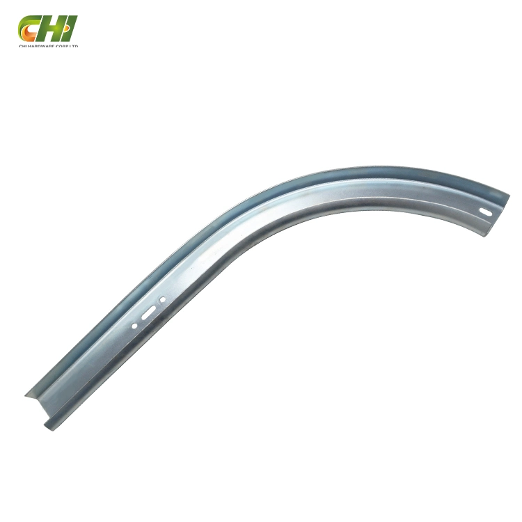 Garage Door Curve Track Flag ABS Low Headroom Sectional Stainless Steel Sliding Panel Track System for Garage Doors