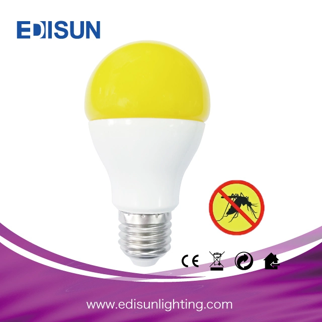 E27 9W Yellow Light Mosquito Repellent LED Bulb Light