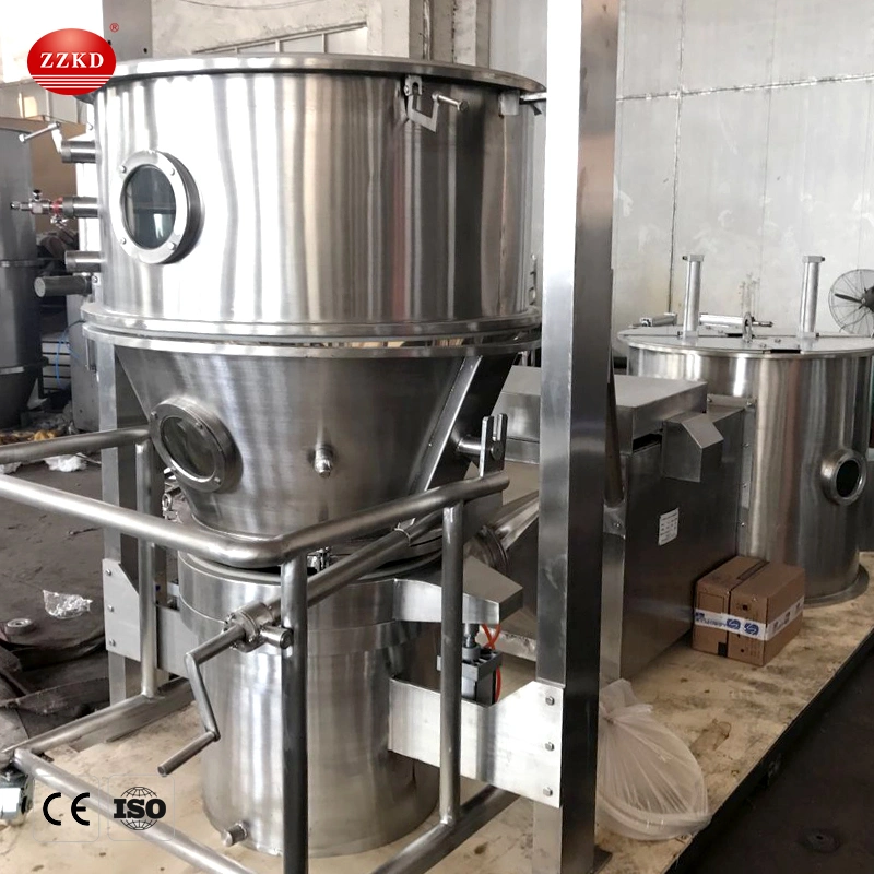 60 100 200L Factory Supply High Performance Vertical Desiccated Coconut Fluid Bed