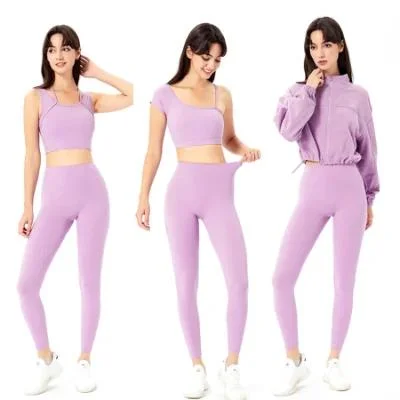 Stylish Sports Bra High Waist Workout Leggings Home Gym Wear Yoga Sets