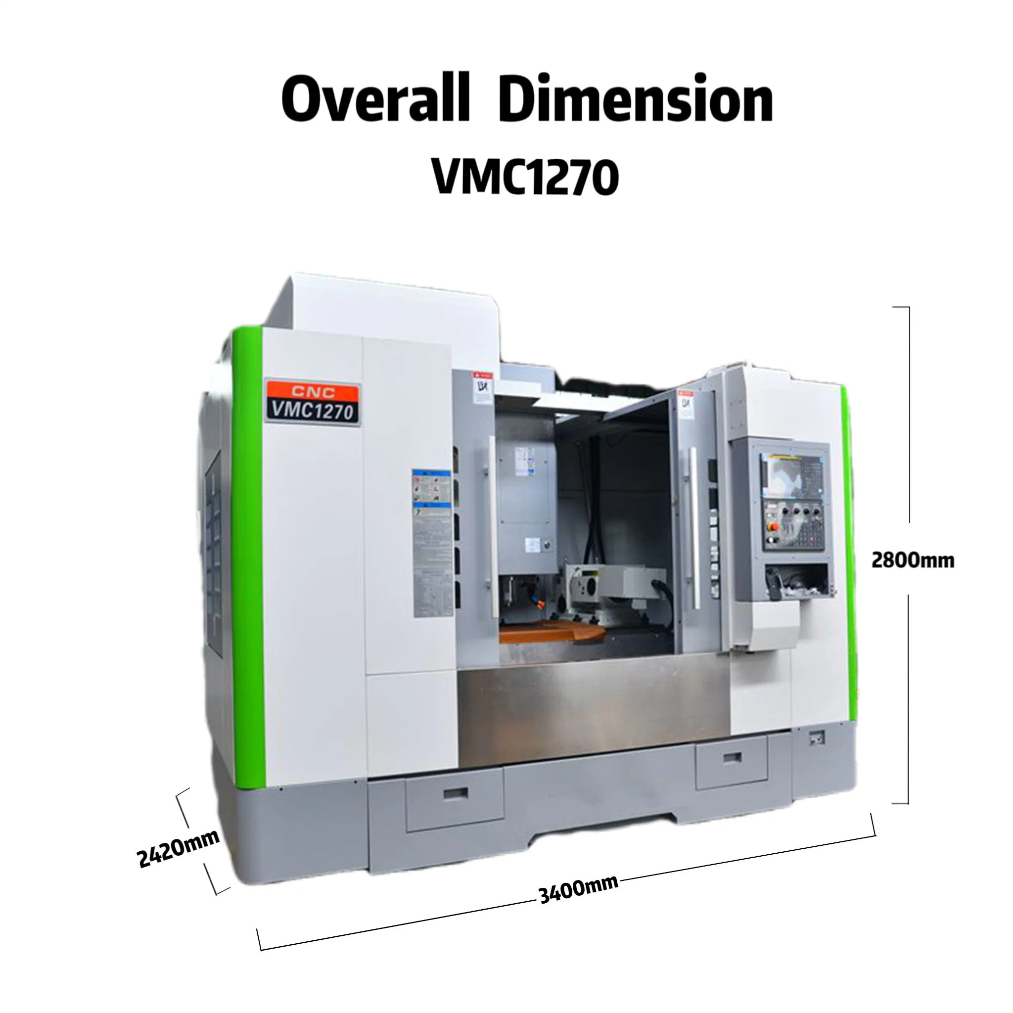 Centro de mecanizado vertical Universal Metalworking Vmc1270