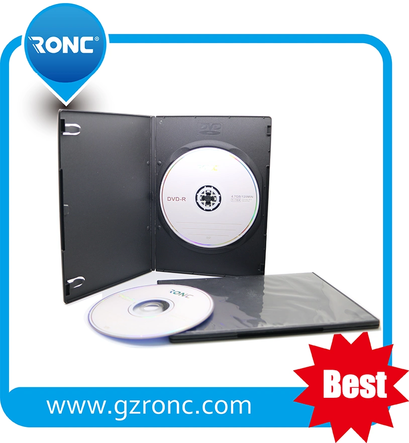 7mm/14mm Black Single/Double CD DVD Case