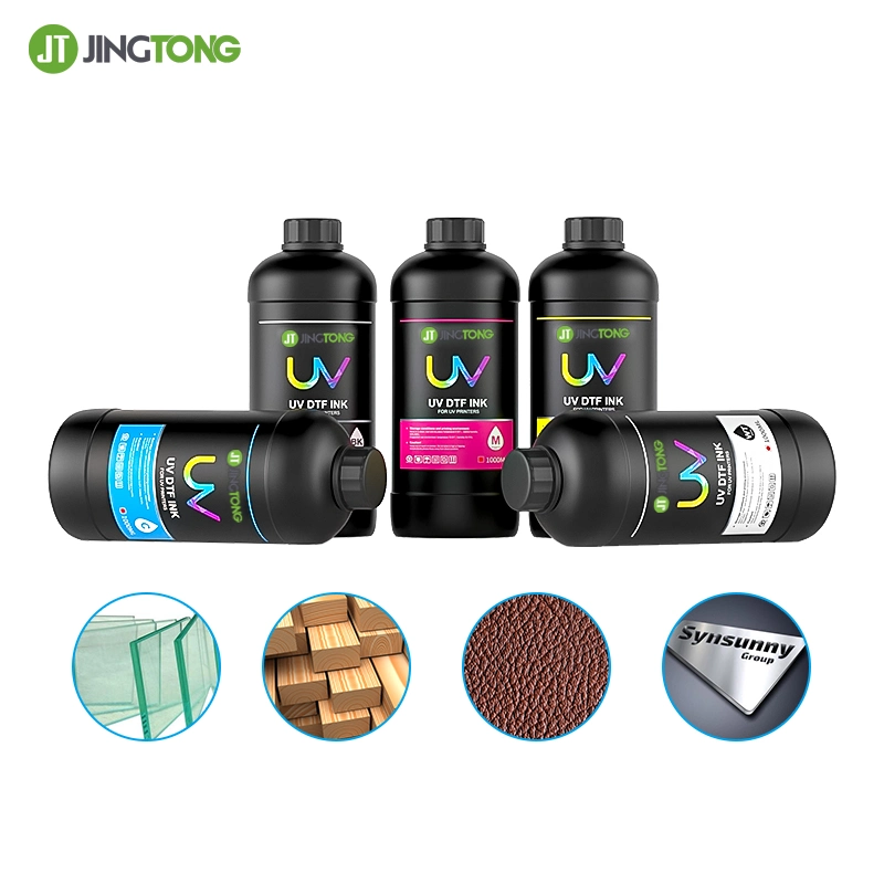 UV Dtf Printer Ink Cmykw Varnish UV Inks Ab Pet Film Ink for Crystal Label Sticker Dtf Printing