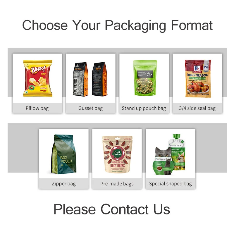 Automatic Vertical Food/Snack/Beans/ Grain/Rice/Nuts/Peanut/Sugar/Beans/Salt /Granule /Coffee/Tea/Popcorn Filling Multihead Weigher Packing Packaging Machine