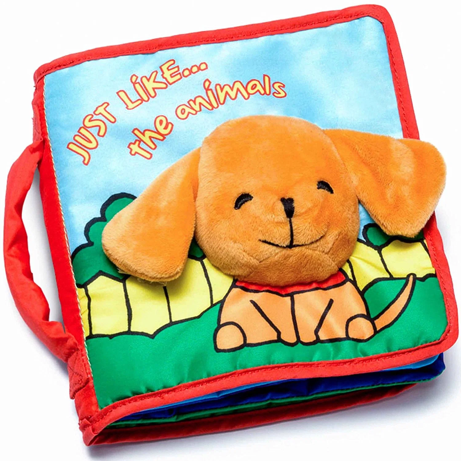 Soft Book Toy Babies Fabric Activity Crinkle Cloth Handmade Educational