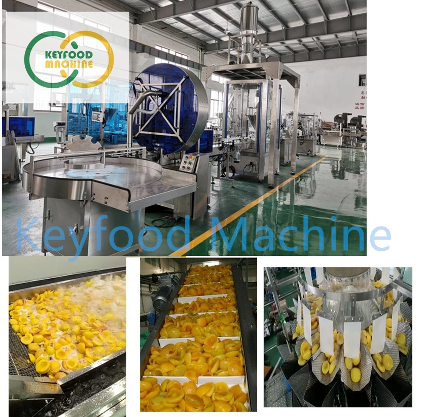 Automatic Canned Yellow Peach Orange Fruit Production Line