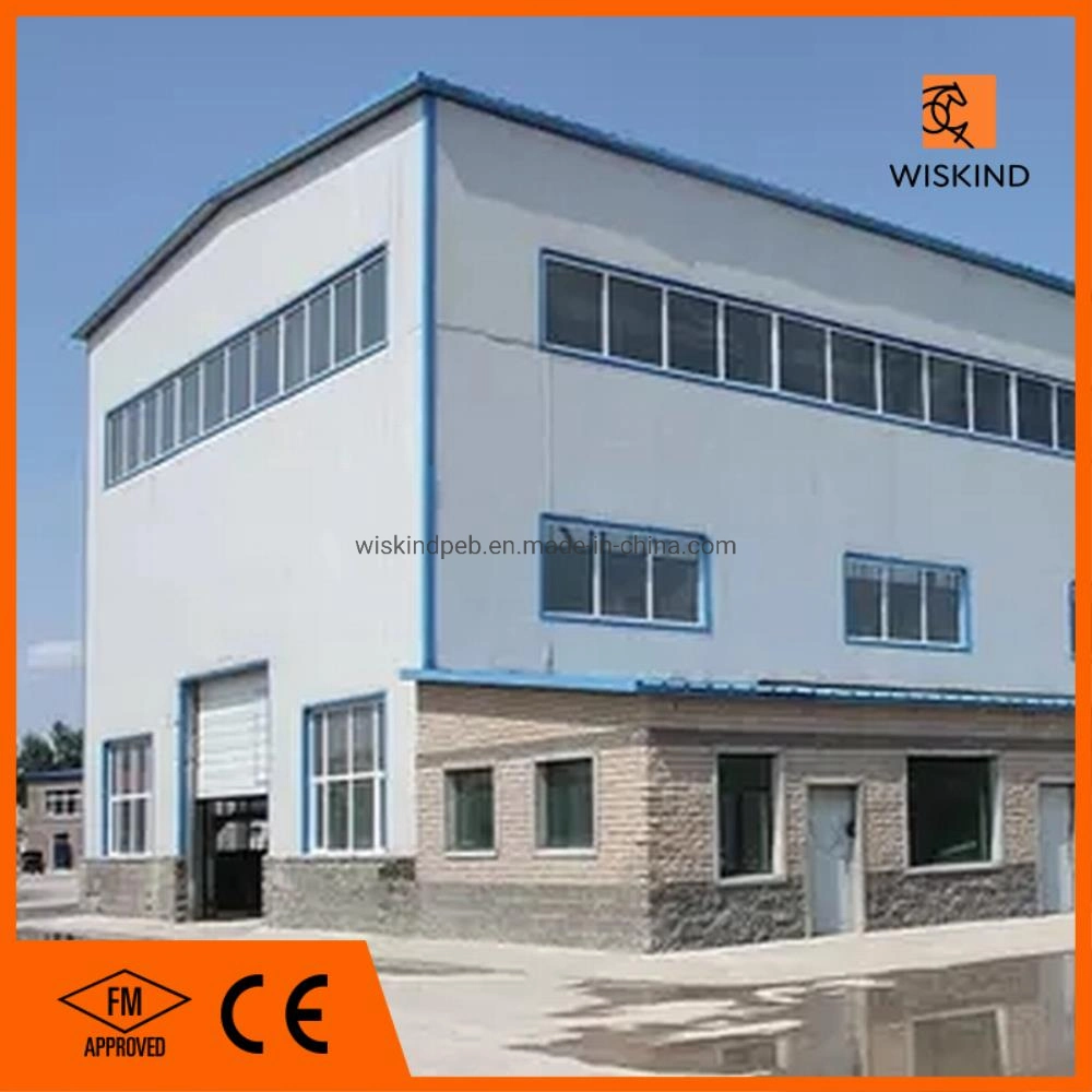 China Peb/Tekla/Autocad Made Steel Frame Construction for Workshop/Warehouse/Office Building/Hanger/Cow Shed with CE/FM Approved