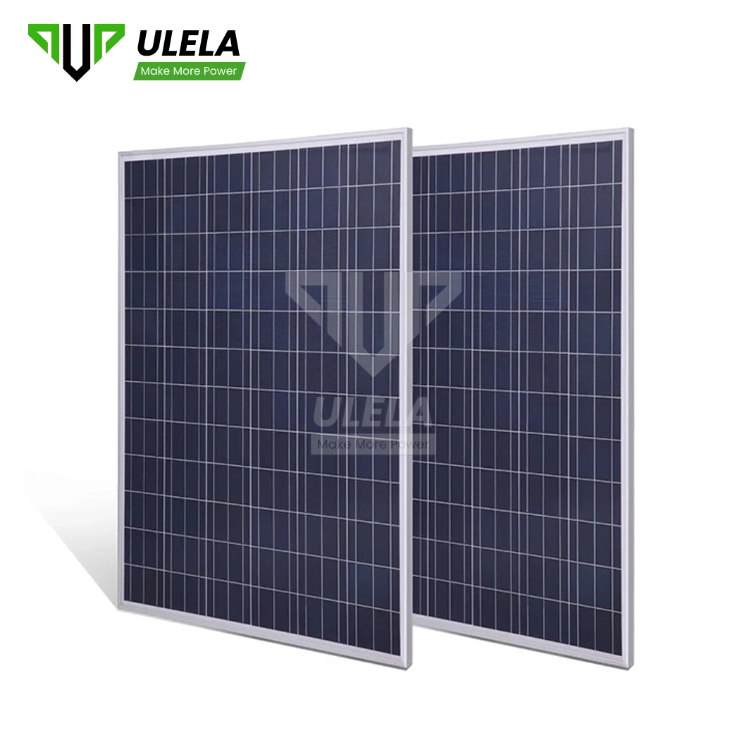 Ulela Full Black Solar Panel Manufacturing Custom Sunket Solar Panel China 158mm Polycrystal Solar Panels