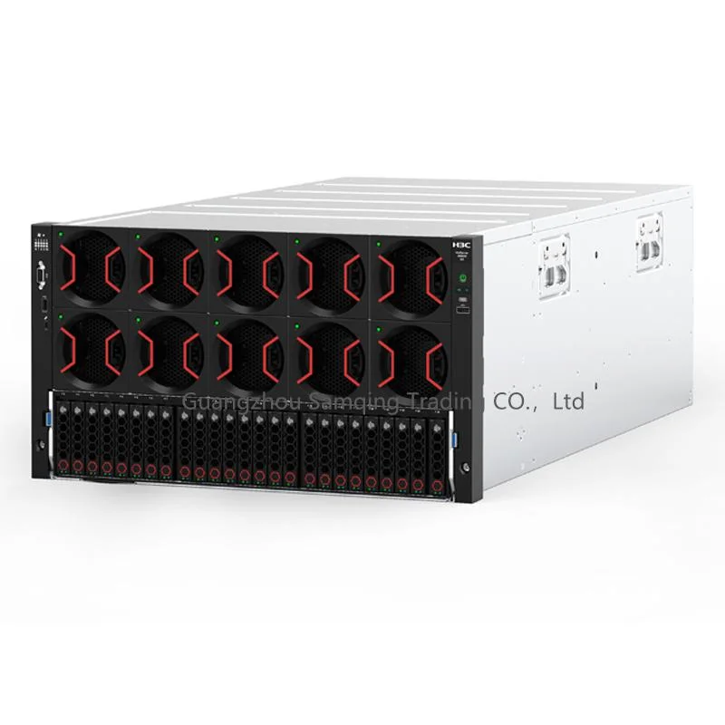 Новый H3c R5500 G5 4U для установки в стойку сервер Intel 2 ЦП сервера графических процессоров