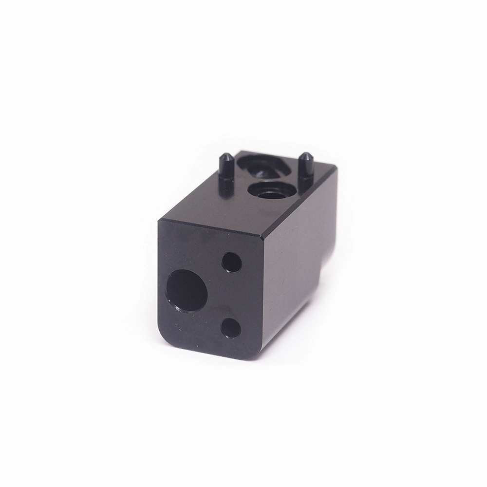 Original Factory OEM Customized Precision CNC Milling Parts Anodized Black Aluminium 7075 T6 Aluminum Block