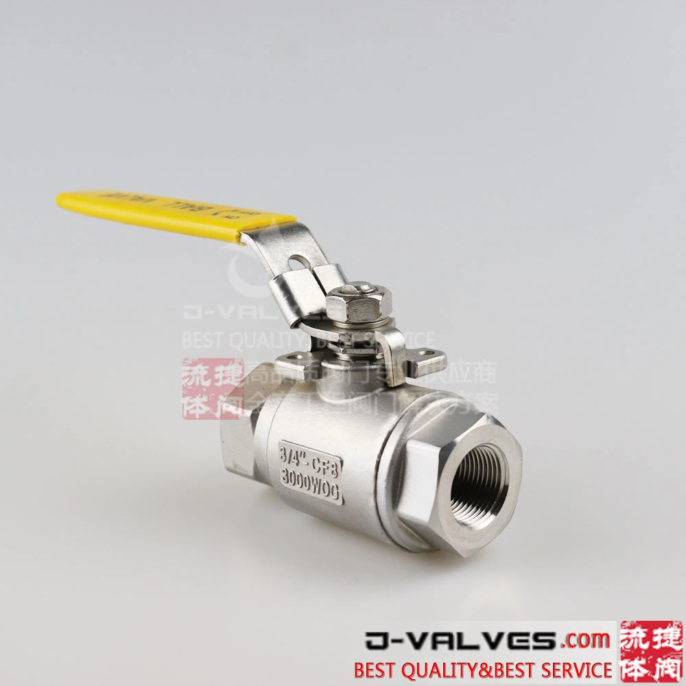 2 PC Ball Valve SS304 SS316 Ball Valve Plumbing Fittings Names of PVC Pipe Stainless Steel Female Pipe Fitting