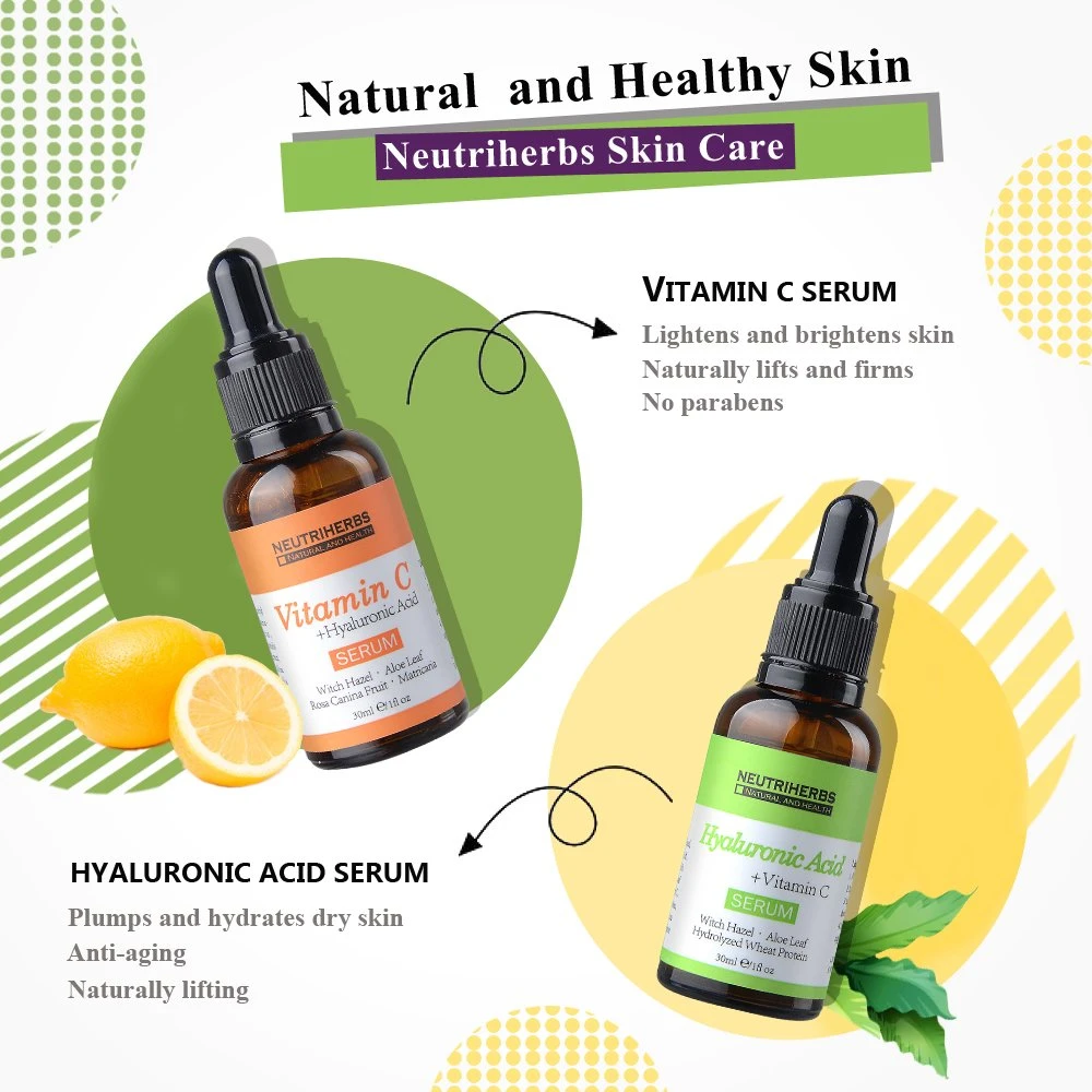 High quality/High cost performance Skin Beauty Anti Aging Moisturizing with Vitamin C Serum Hyaluronic Acid Serum Set