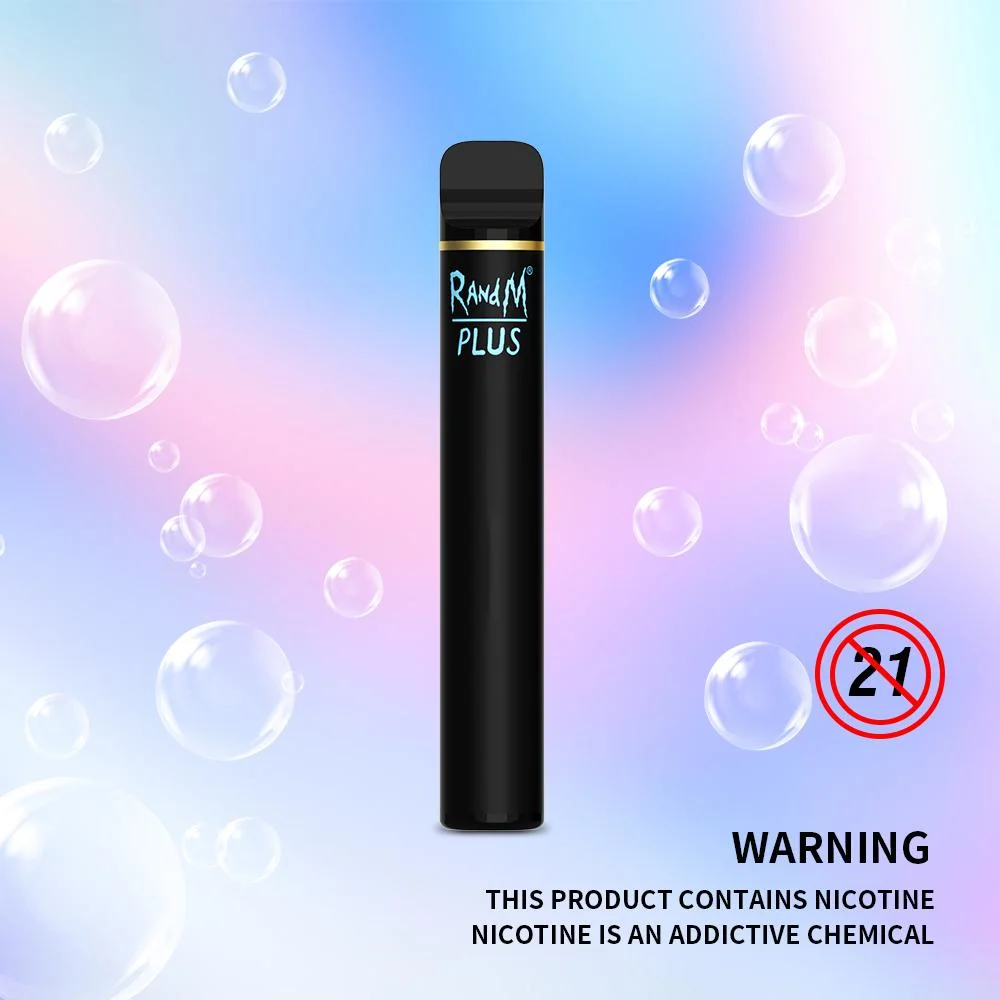 Randm Plus الأصلي E Cigarette 800 Putt مملوء مسبقًا سعة 3.2 مل 500mAH Power Battery Vالقِرَدة الأولية طقم البداية الأصلي للقلم