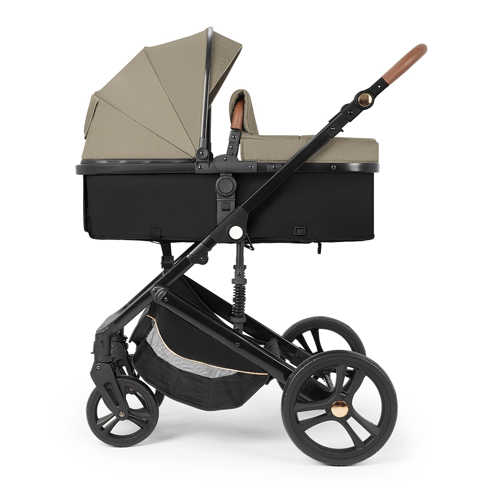 3 en 1 Baby Stroller con amortiguador Luxury High Paisaje Baby Walkers y Carriers