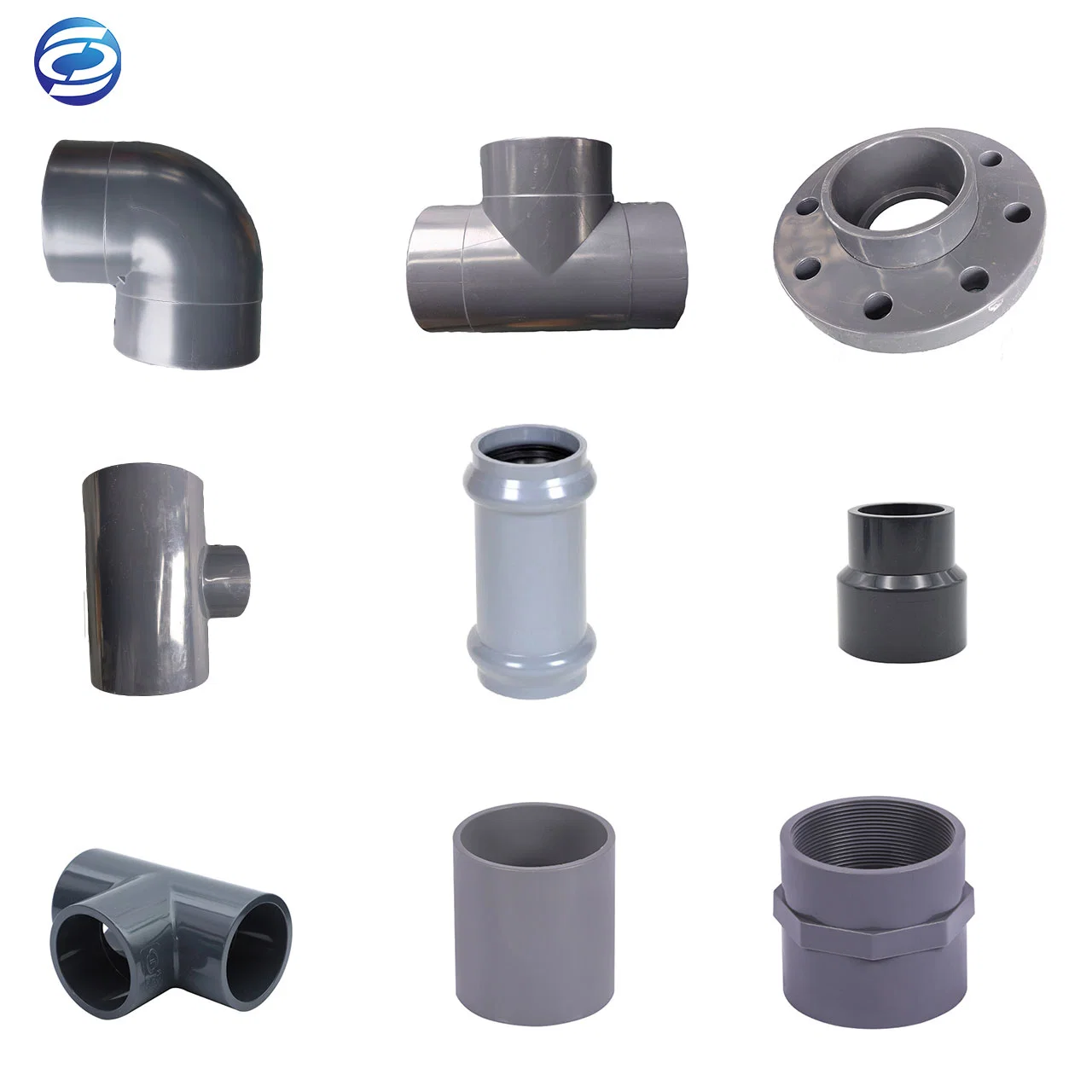 High quality/High cost performance UPVC Water Pipe Fittings Pn16 Union Connector and Coulping for Raw Water Transmission, Potable and Municipal Water Application