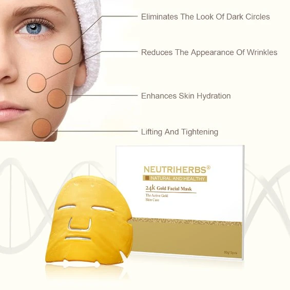 OEM/ODM Pore Tightenting 24K Gold Ultra Firming Face Mask