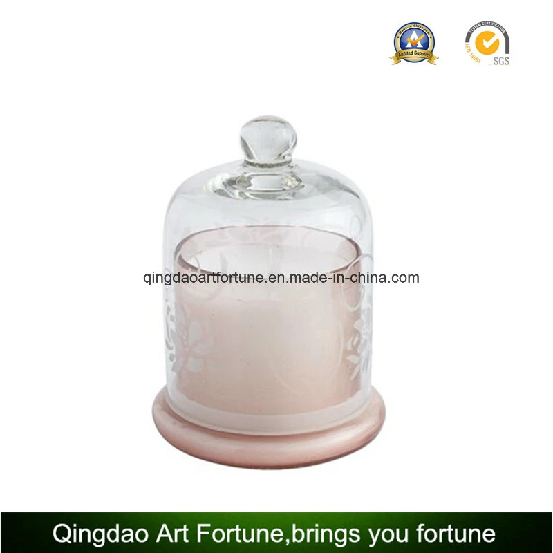 Cloche Glass Jar for Candle Holder Suppler