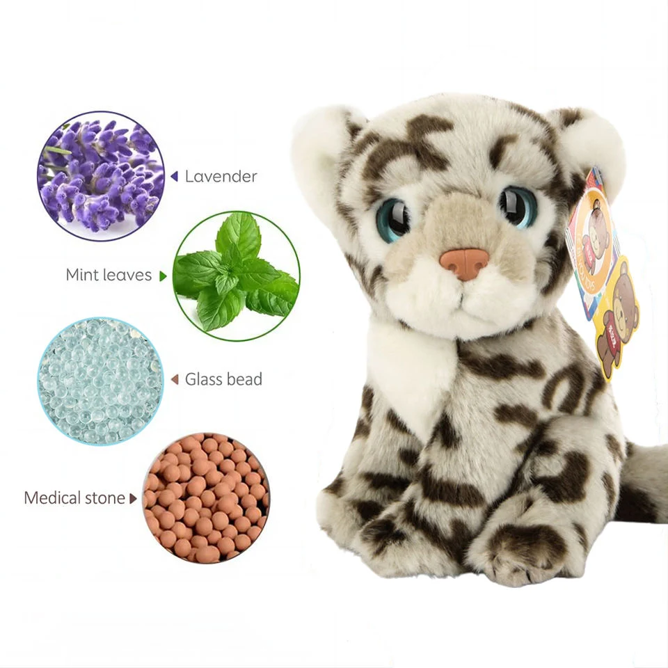 Peluche douce farcie jouet pondéré au four micro-ondes Lavender animaux farcis Jouet