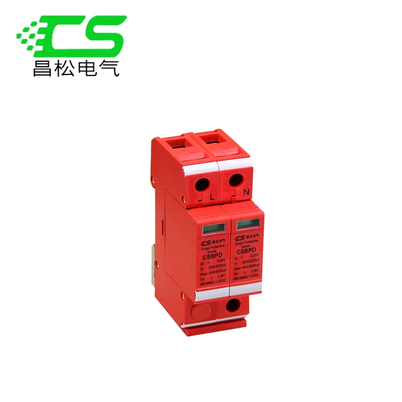 High quality/High cost performance Surge Protector 2 4 Pole AC DC Surge Protective Device