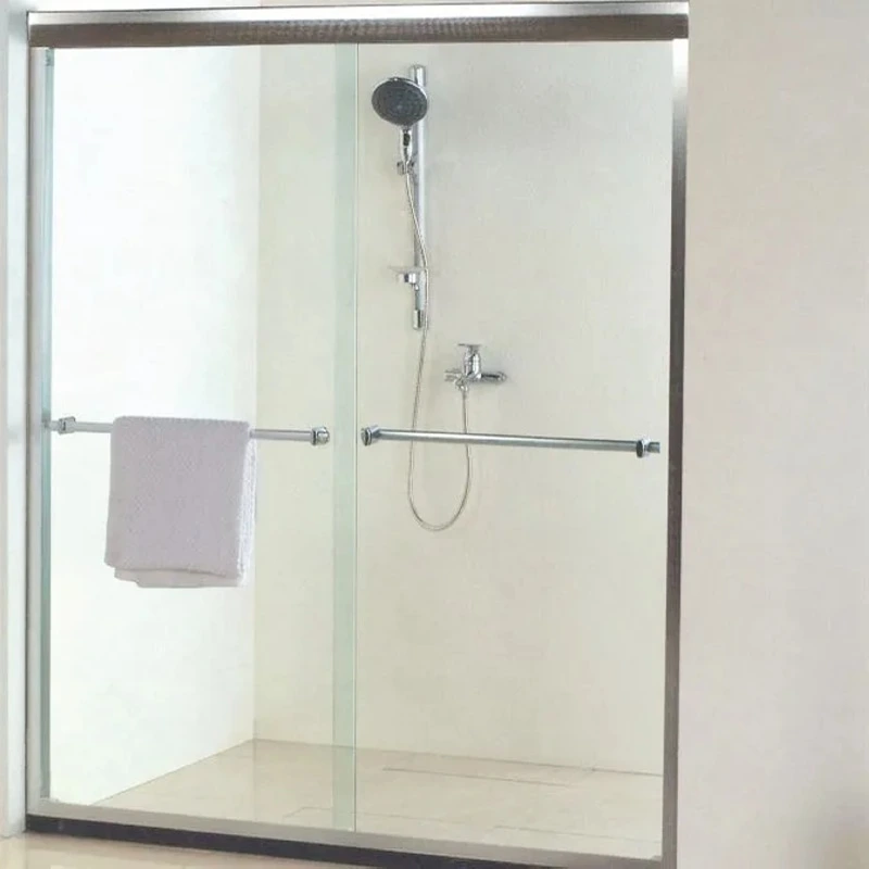 Qingdao Bathroom Aluminium Tempered Glass Hinge Shower Enclosure Shower Room