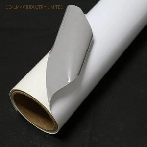 140 g de blanco de PVC autoadhesivo de papel para impresión Eco-Solvent