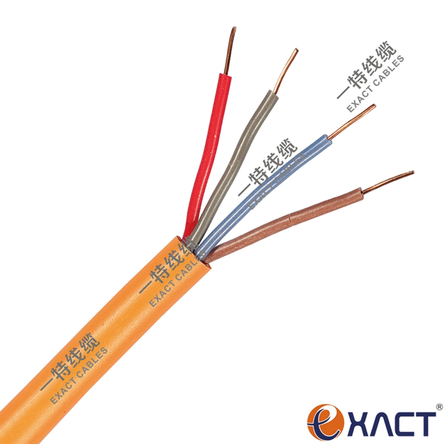 ExactCables Bare Copper 2core 2c*2*1.5 Fire Resistant Cable 1.5mm For Fire Alarm