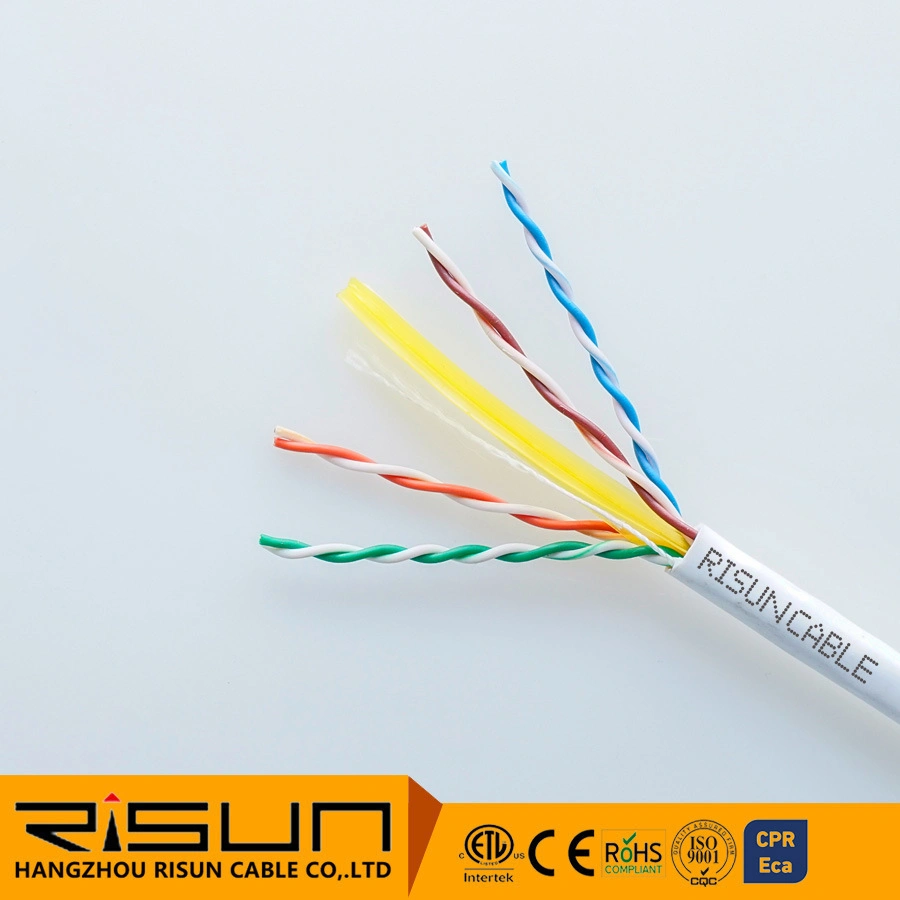 4 أزواج كبل شبكة UTP CAT6 24AWG Bare نحاسي