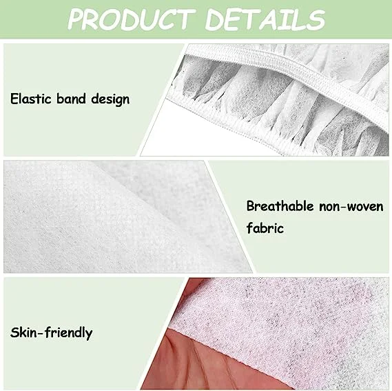 Disposable SPA Wraps for Women Non Woven Bathrobe SPA Robe for Women with Adjustable Closure Body SPA Towel Wrap for Bath Sweat Steaming Salon