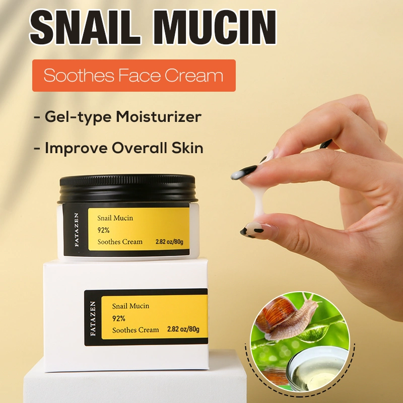 Long Lasting Hydration Anti Aging Winkle Moisturizing Snail Mucin Repairing Facial Cream