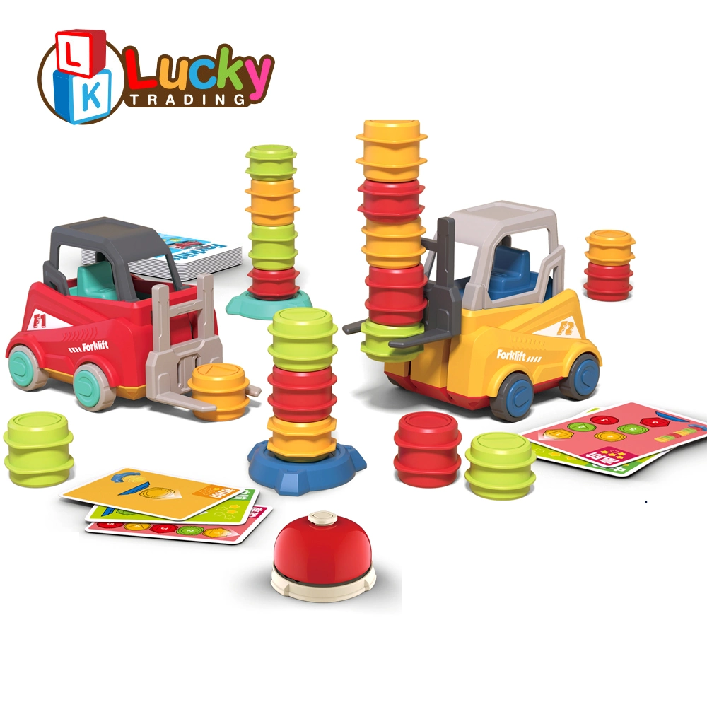 Forklift Frenzy 2-Player Stack & Matching Skill Game