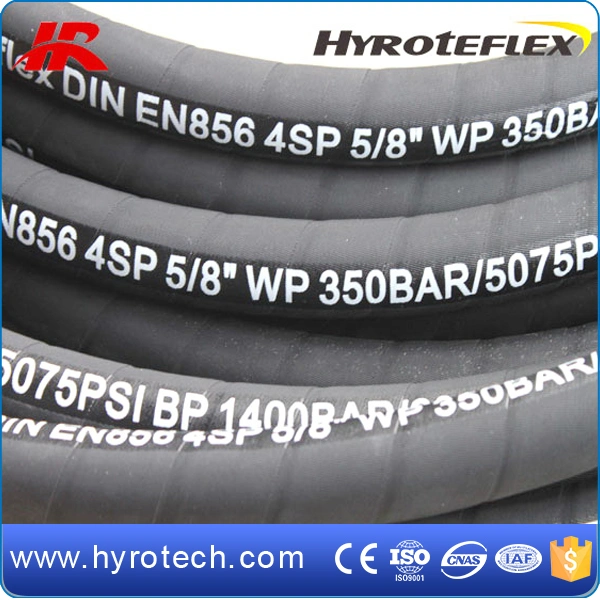 Best High Pressure Rubber Hydraulic Hose 4sp