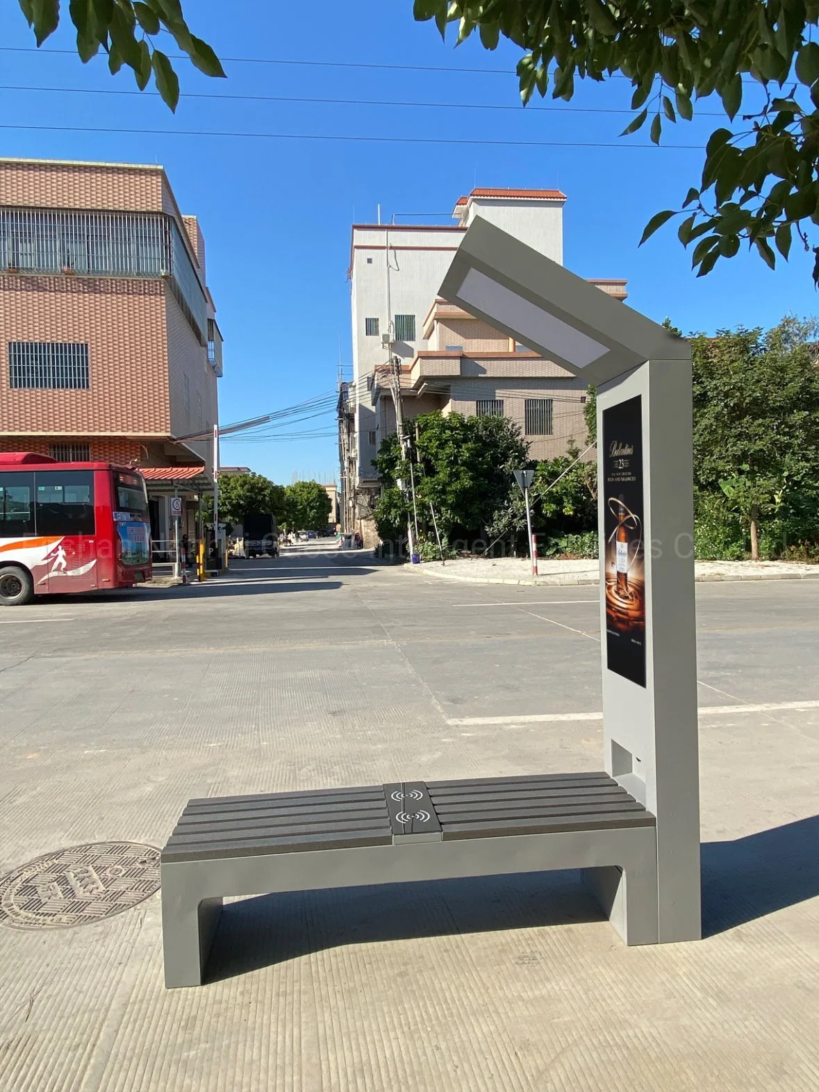 New Intelligent Solar Power Smart Bench Outdoor Chair