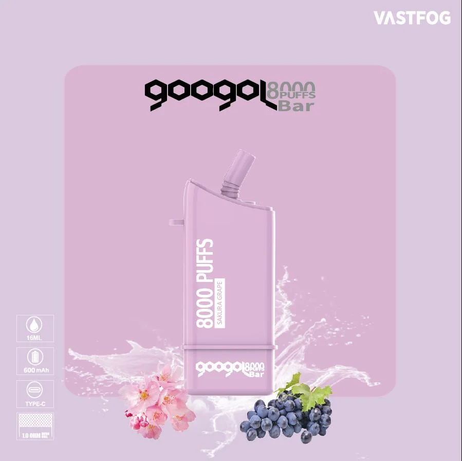 Original Vastfog Googol Bar 8000 E Cigarette Kit Vs Tornado 7000 9000 10000 Puffs Supbliss Bingo 8000 Disposable/Chargeable Vape Rechargeable Mesh Coil Vapes Pen