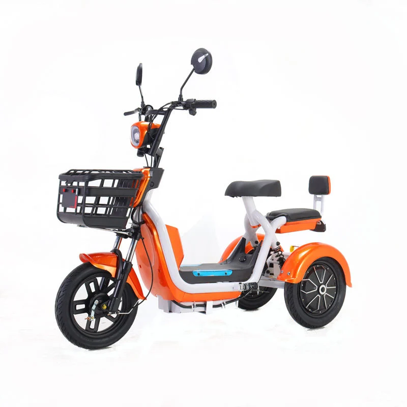 Wholesale/Supplier Wholesale/Supplier 500W 48V 12ah Family E Scooter 14 Inch 3 Wheel Tricycle Electric Bike Scooter for Adults