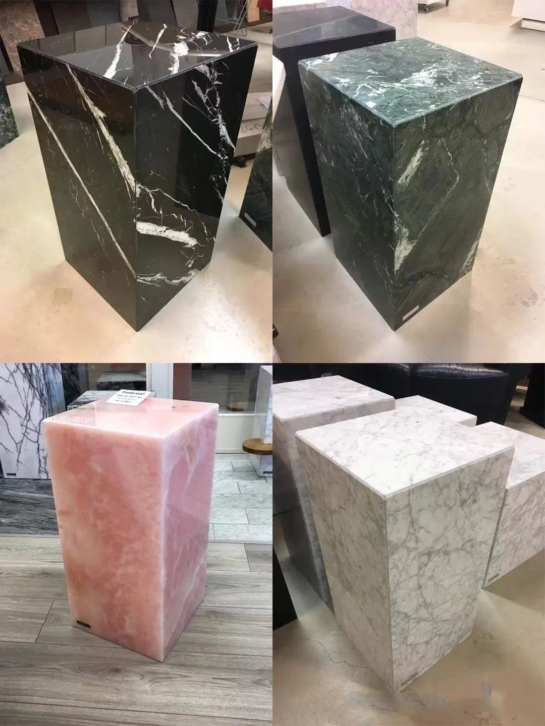 Manufacturer Home Furniture Wholesale/Supplier Stone End Table Marble Plinth Side Table