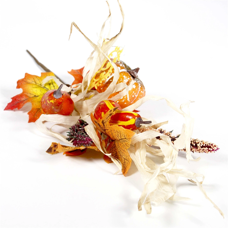 Wedding Halloween Party Home Decor Artificial Floral Hand Made Sprig Harvest Thanksgiving Decorative Autumn Picks