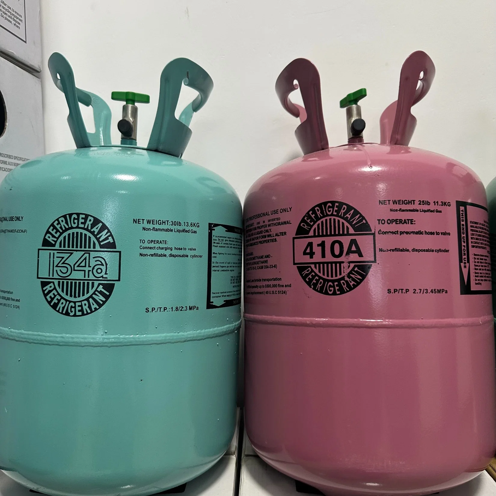 New Refrigerant Gas CE Refilling Cylinder R404A R410A R134A R407r507 R32