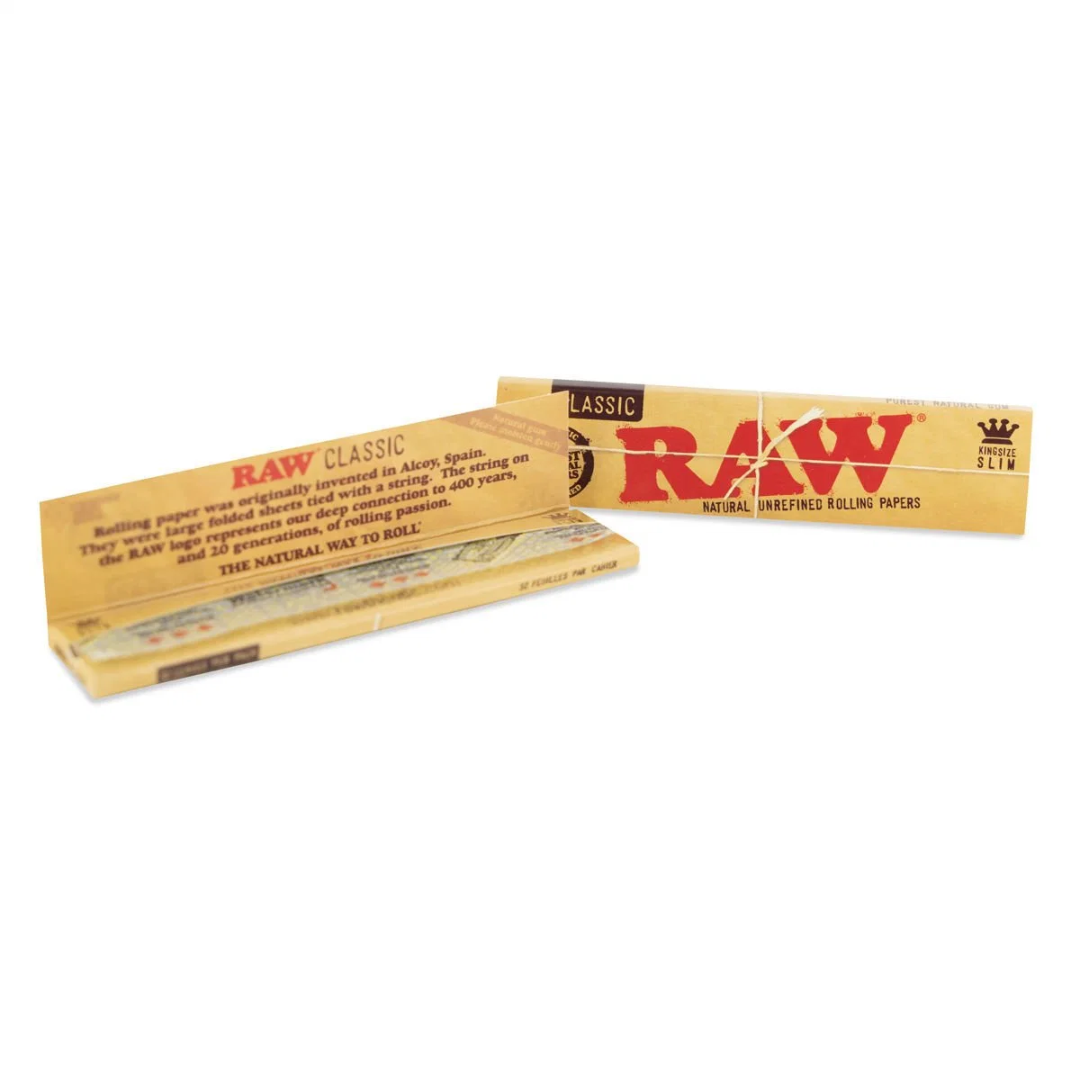 Оптовая торговля Raw Classic King Size тонкий природных нерафинированное рабочий документ