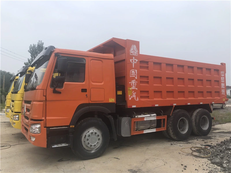 Excellent état Utilisé Heavy Duty 371HP 50t Euro3 6X4 HOWO Sinotruck pour la construction de camion à benne