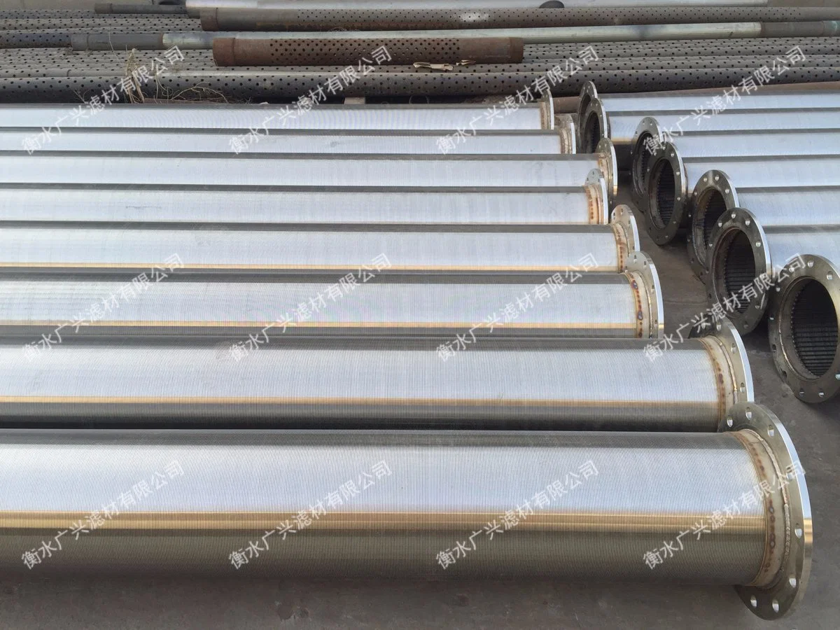 Stainless Steel/Carbon Steel Wedge Wire Screen Pipe Cylinder