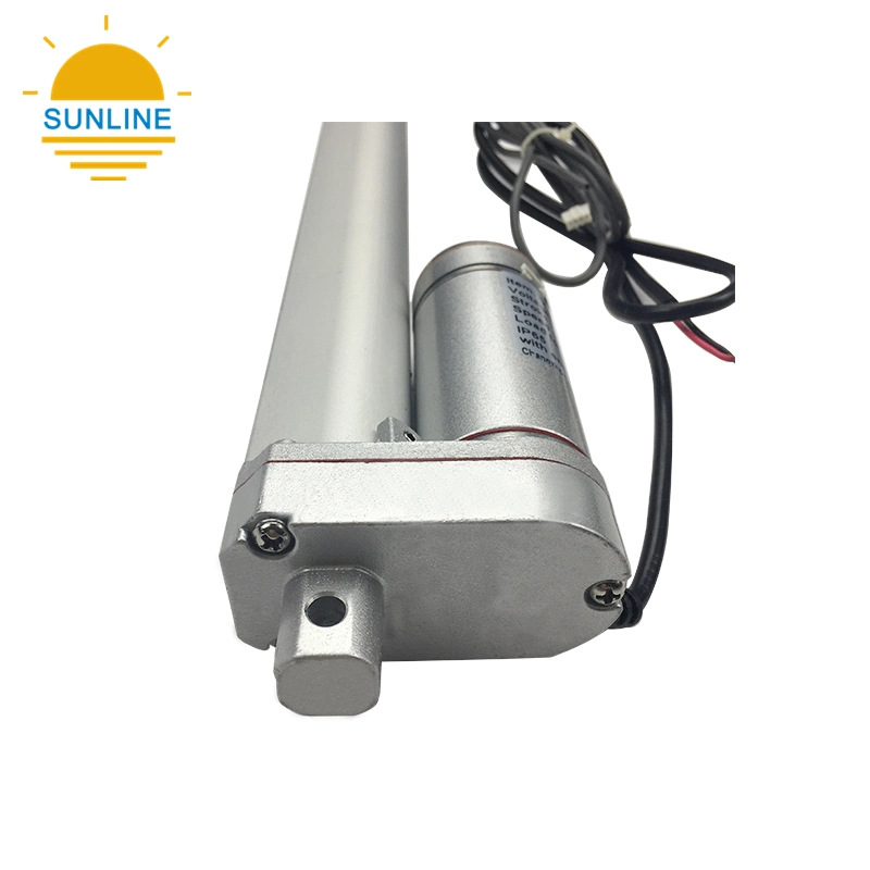 Actuador lineal eléctrico de 220V 12V 24V 48V con un codificador de la velocidad de carga Forcr 120n 50mm/s de 305 mm de recorrido de la norma IP54/IP65 para silla de ruedas cama médica lecho quirúrgico