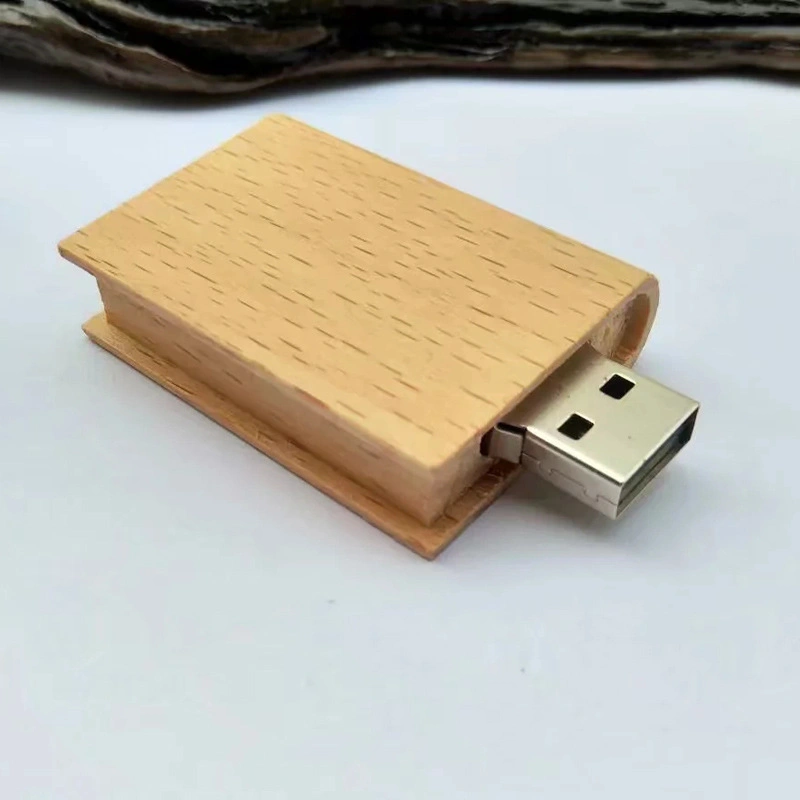 Book Shape Wood USB Memory Drive (USB-WD323)