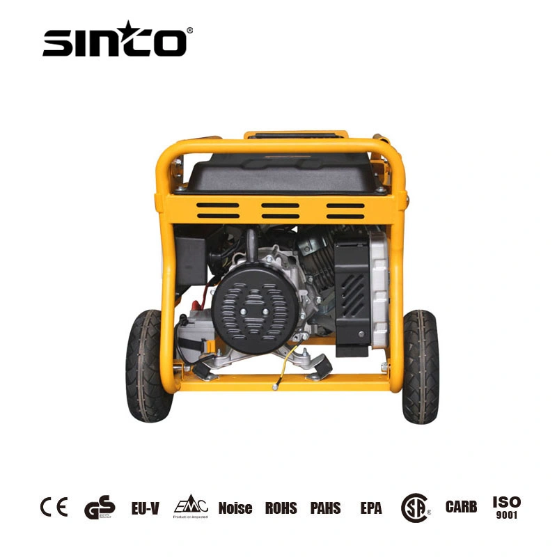 5kw Single Phase Recoil Start Electric Start Copper Wire Fuel Gas Gasoline Petrol Generator